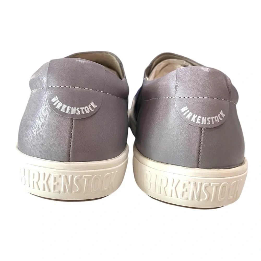 Birkenstock Barrie Leather Slip-On Shoes Men’s 42 Grey